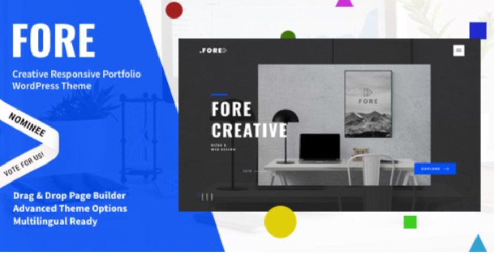 Fore – Fresh Concept WordPress Theme for Creatives