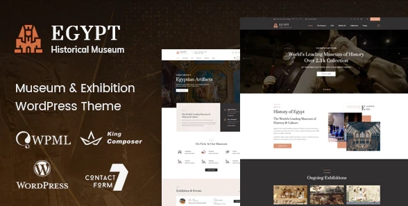 Egypt – Museum & Exhibition WordPress Theme