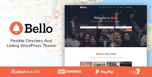 Bello Directory and Listing WordPress Theme