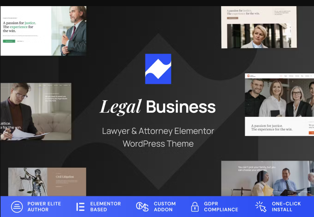 Legal Business – Attorney & Lawyer WordPress Theme