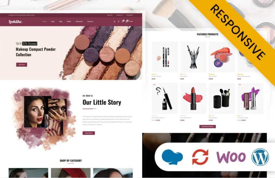 Looklike – Cosmetics Store WooCommerce Responsive Theme