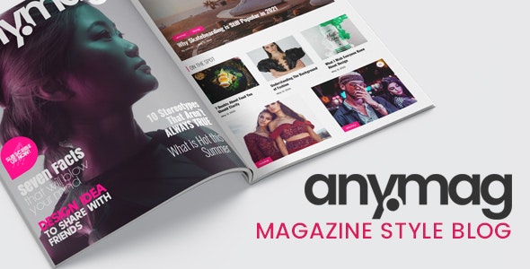 Anymag Magazine Style WordPress Blog