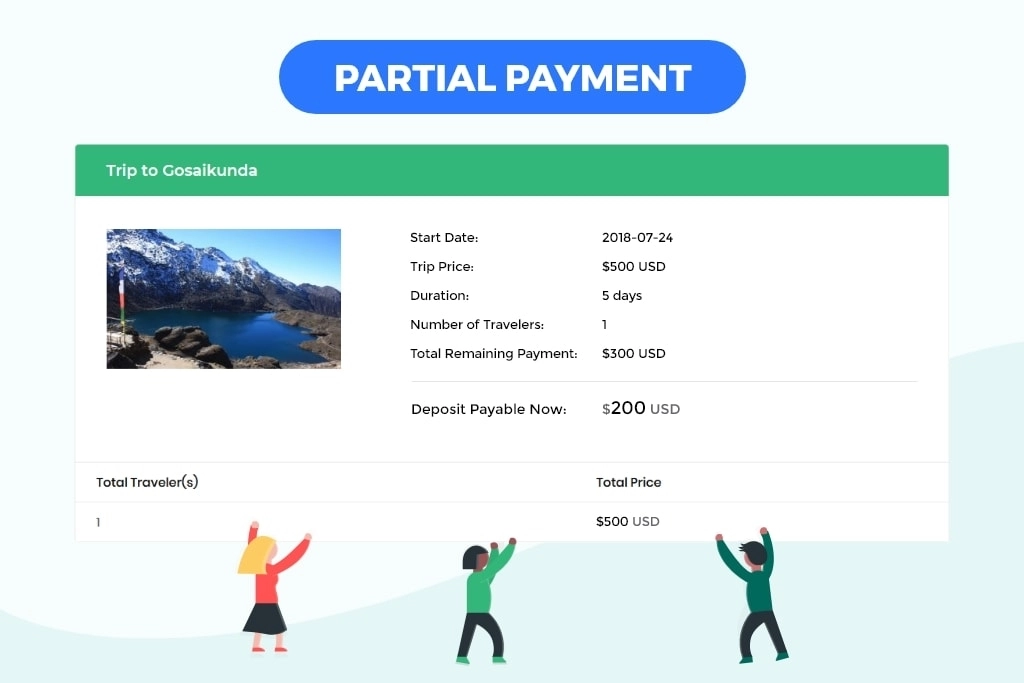 WP Travel Engine – Partial Payment
