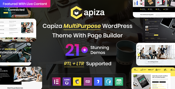 Capiza – Creative Business & Agency WordPress Theme