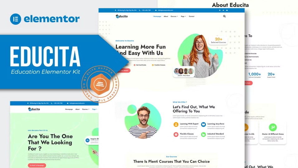 Educita – Education Elementor Template