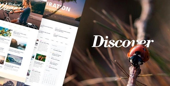 Discover – Travel & Lifestyle MultiConcept Blog Theme