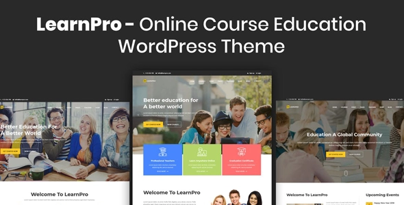 LearnPro – Online Course Education WordPress Theme
