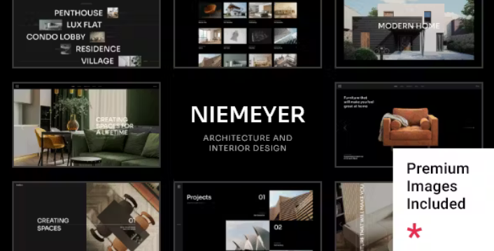 Niemeyer – Architecture and Interior Design Theme