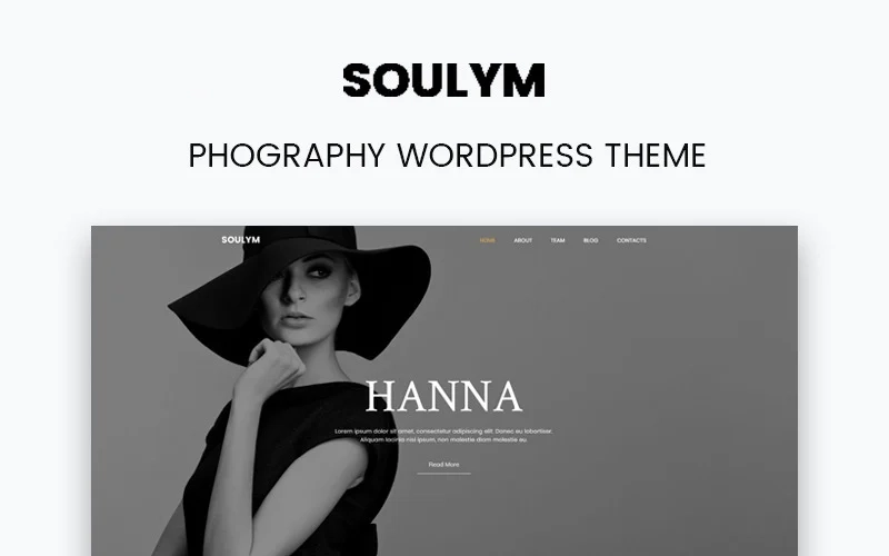 Soulym – Photography Multipurpose Modern WordPress Elementor Theme WordPress Theme