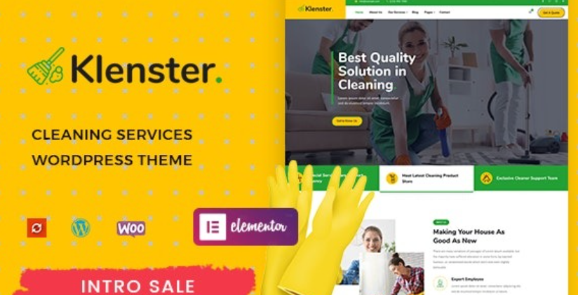 Klenster – Cleaning Services WordPress Theme