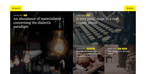 Moment WordPress Theme