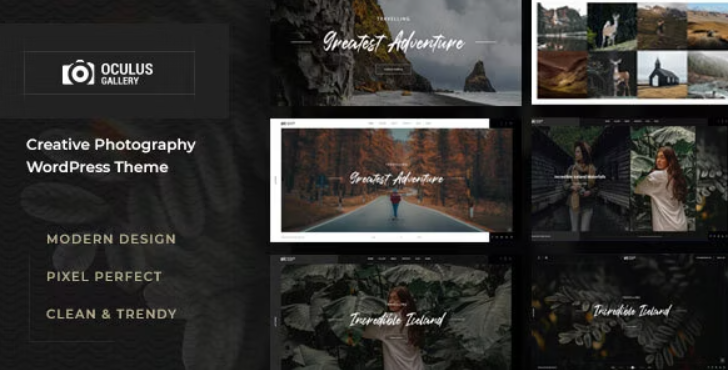 Oculus – Photography WordPress Theme