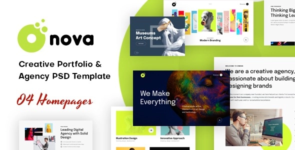 Onovo – Creative Portfolio Agency WordPress Theme