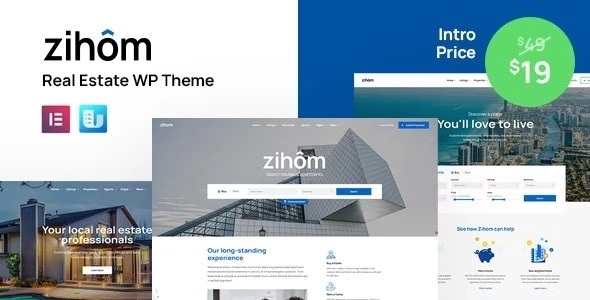Zihom – Real Estate WordPress Theme