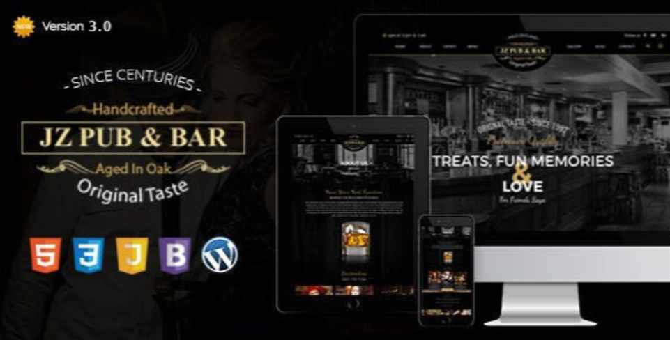 Jz Pub & Bar WordPress Theme