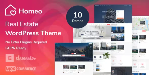 Homeo Real Estate WordPress Theme