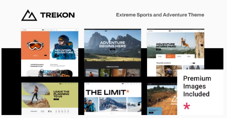 TrekOn – Extreme Sports and Adventure Theme