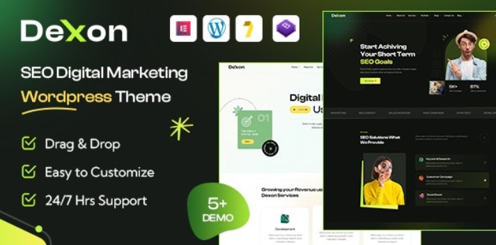 Dexon – SEO & Digital Marketing WordPress Theme