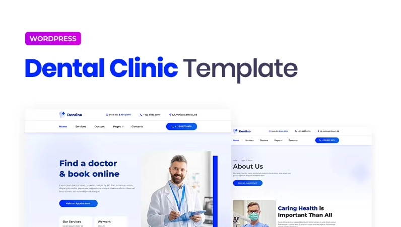 Dentino – Dental Clinic Template