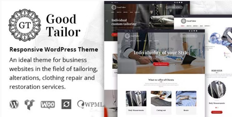 Good Tailor – Fashion & Tailoring Services WordPress Theme