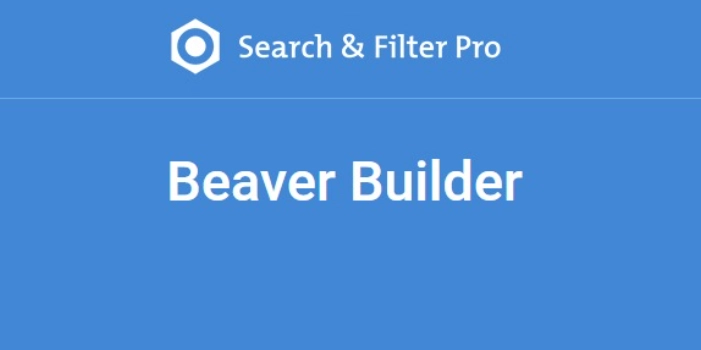 Search & Filter  – Beaver Builder Extension