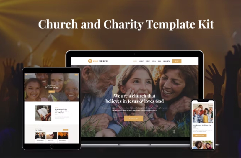 Holy – Church & Charity Template
