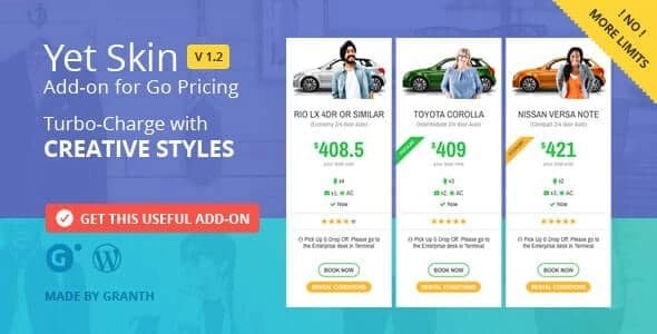 Yet Skin – Add-on for Go Pricing