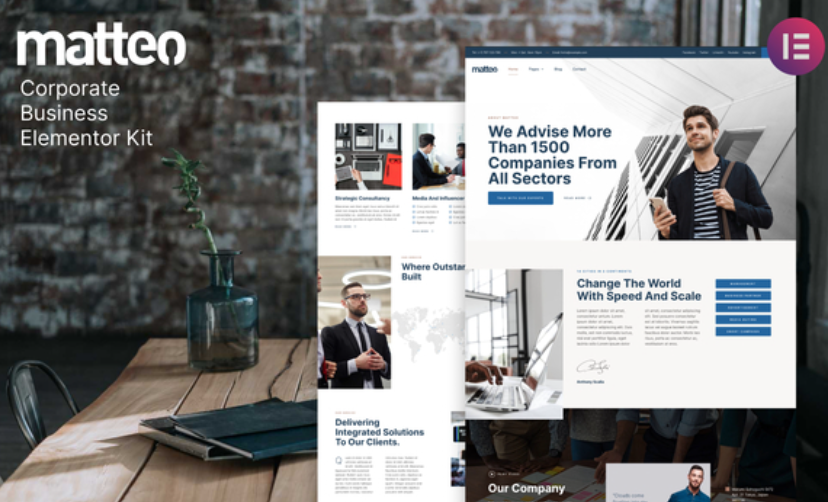 Matteo – Corporate Business Elementor Template