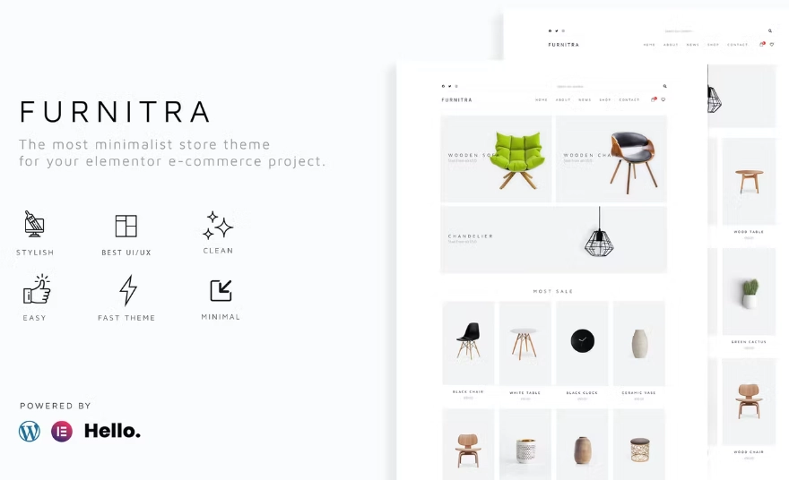 Furnitra – Modern eCommerce Elementor Template