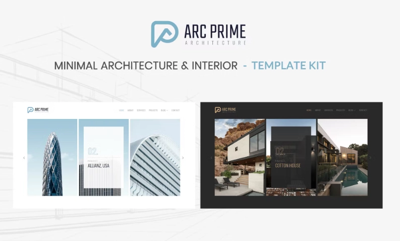 Arc Prime – Architecture Elementor Template