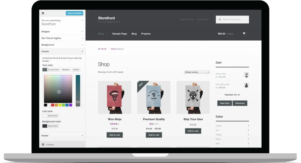 Storefront Product Hero