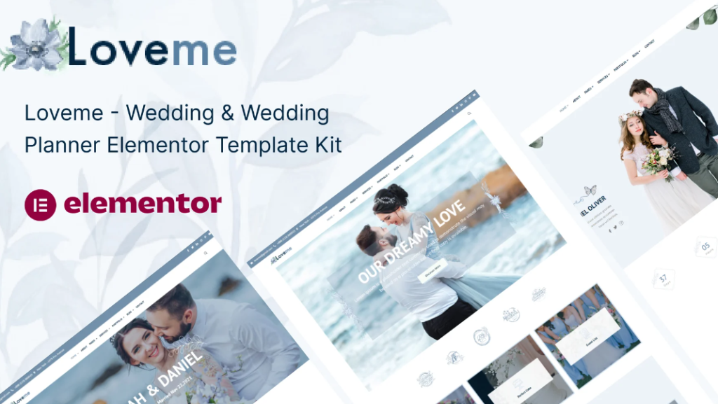 Loveme – Wedding & Wedding Planner Elementor Template