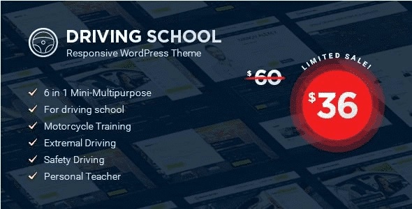Driving School – WordPress Theme