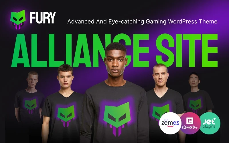 Fury – Advanced And Eye-catching Gaming WordPress Theme