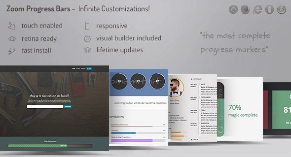 DZS Progress Bars Ultimate – Infinite Customizations with Builder