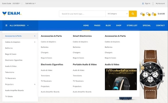 Venam – WordPress WooCommerce Ecommerce Elementor Theme