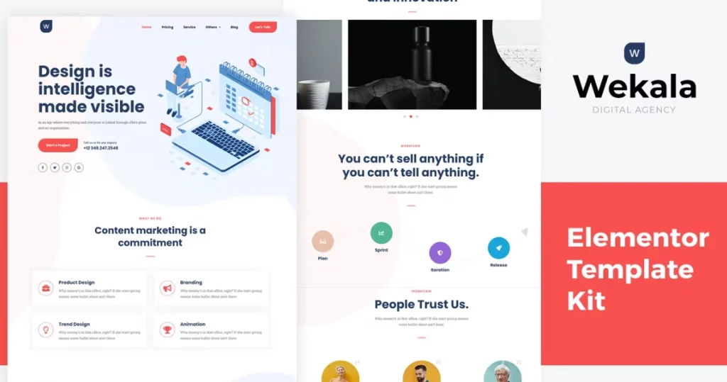 Wekala – Agency Elementor Template