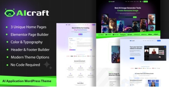 AIcraft – AI Application & Generator WordPress