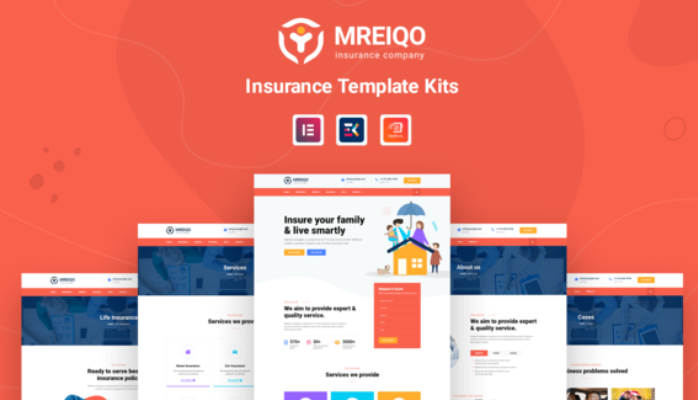 Mreiqo – Insurance Elementor Template
