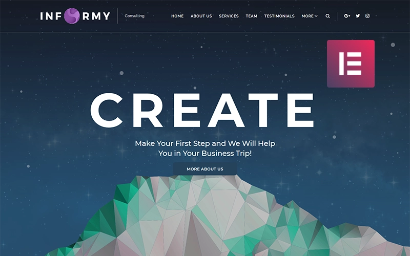 Informy – Consulting Company WordPress Elementor Theme WordPress Theme