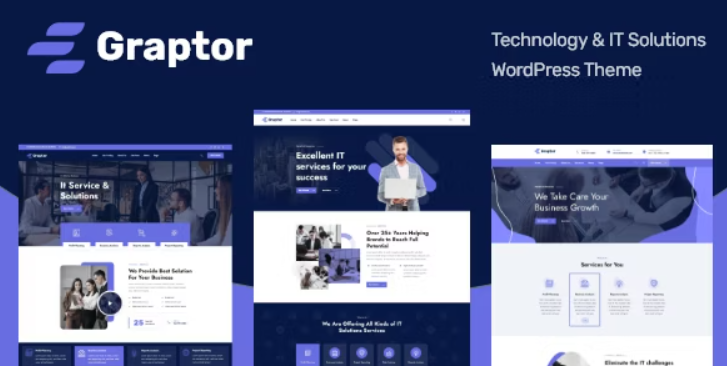 Graptor – Technology & IT Solutions WordPress Theme