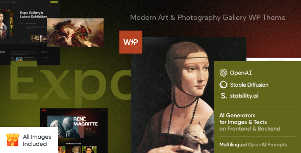Expo – Art & Gallery WordPress Theme