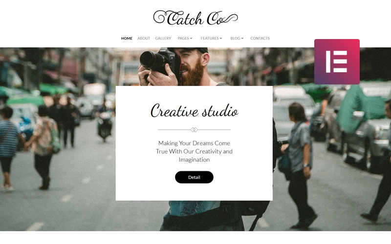 Catch Co – Photo Studio Multipurpose Creative WordPress Elementor Theme WordPress Theme