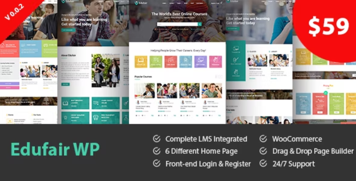 Edufair – Multipurpose WordPress Theme For Education