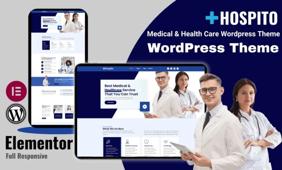 Hospito – Medical & Healthcare Full Responsive WordPress Theme