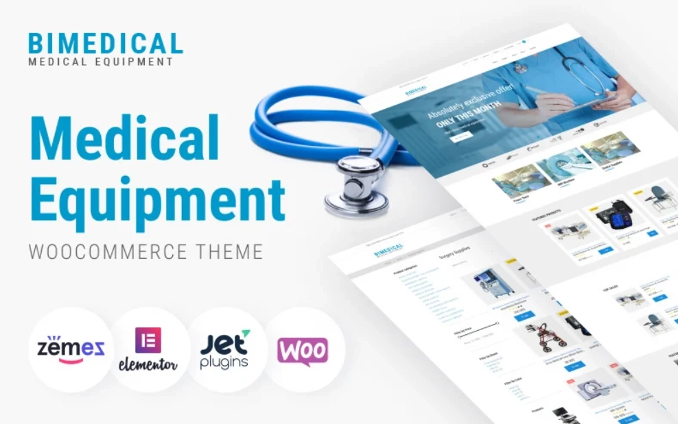 Bimedical – Medical Equipment Responsive WooCommerce Theme