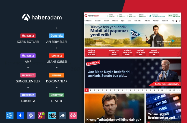 WordPress Haber Teması – HaberAdam