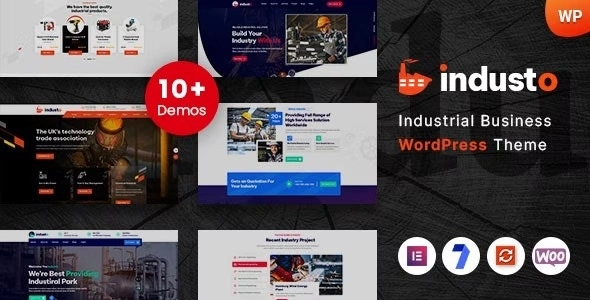 Industo – Industrial Industry & Factory Theme