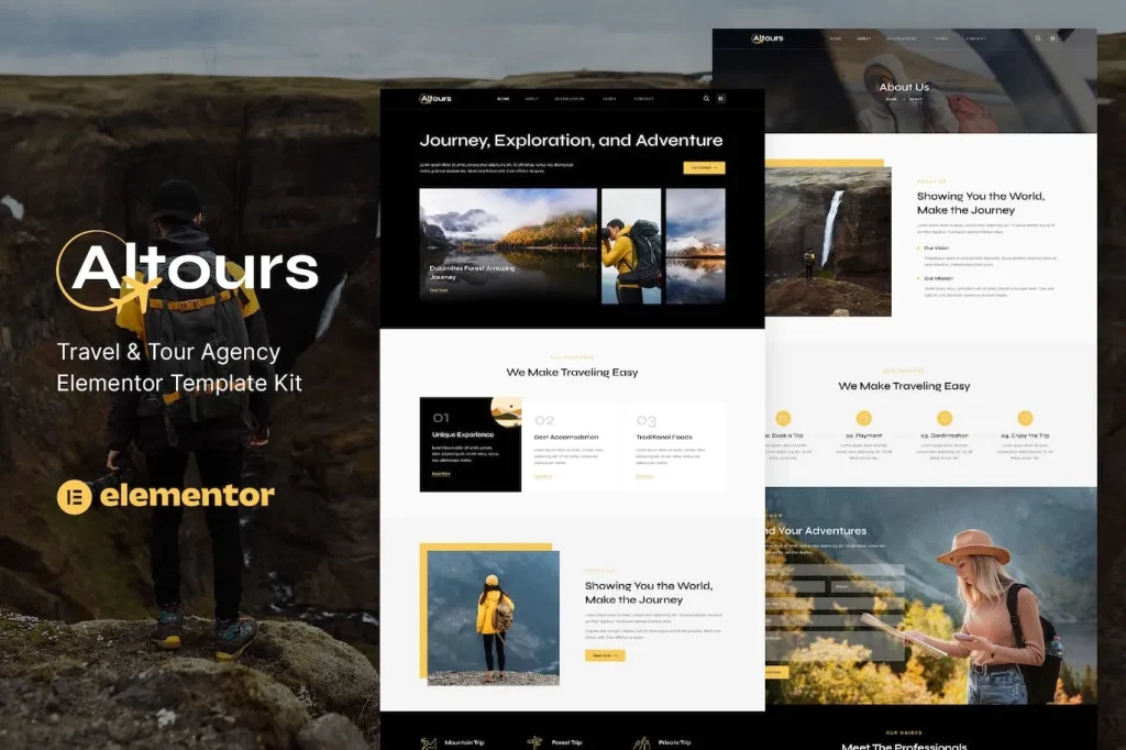 Altours – Travel & Tour Agency Elementor Template