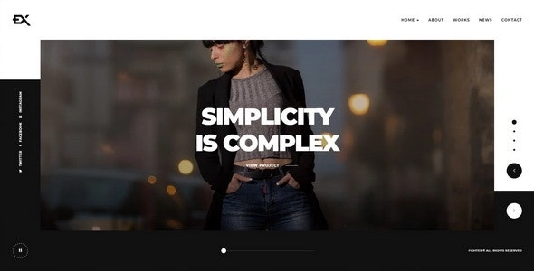 Fightex – Showcase Portfolio WordPress Theme